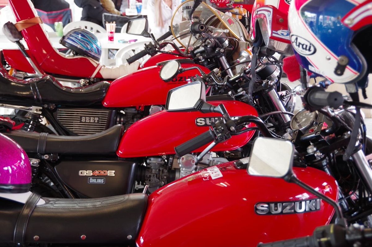 sns_iq's tweet photo. 沖縄全島旧車祭2023にて
撮影した写真を一挙公開していきます👍✨
たくさんのイイネお待ちしております✨
#gs400 #cbx400f
#ARAI #MX
#赤ソリ軍団
#旧車會イベント琉球
#全島旧車祭 https://t.co/i0DO6SsEXs