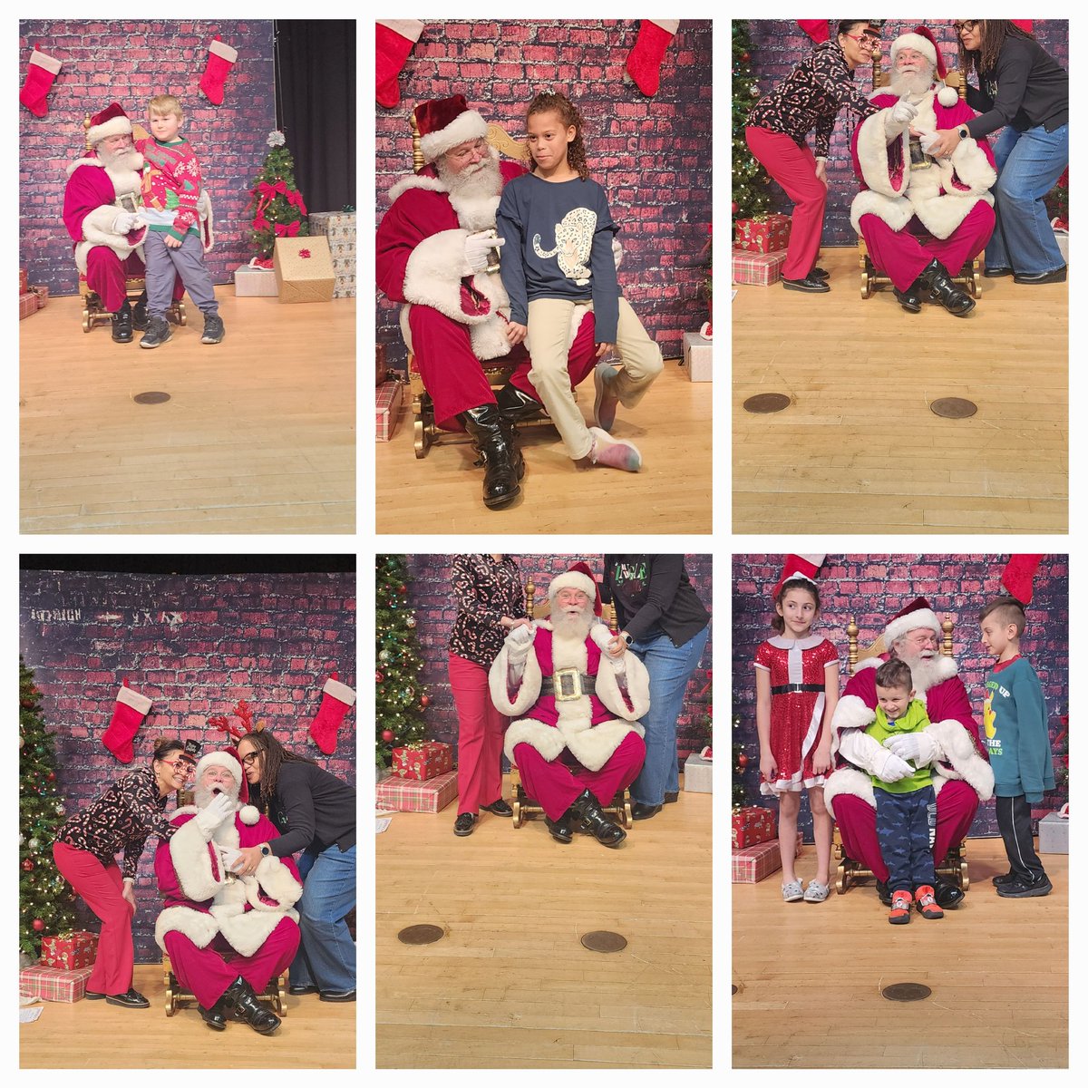PlumPointAP's tweet photo. SANTA made a quick stop @PlumPointESCCPS to see who has been naughty and who had been nice he had to check some lists and check them twice! 🎅🎄🎁 Thank you, PPES PTO for planning this free event.  Cookies with Santa 🍪🎅 https://t.co/JmA2tkE85Y