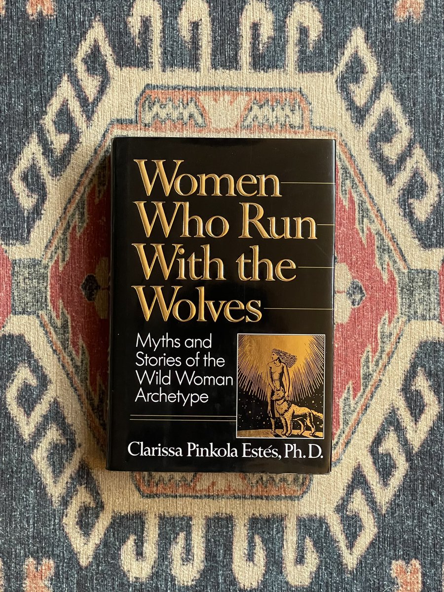 wombhousebooks's tweet photo. Women Who Run with the Wolves by Clarissa Pinkola Estés, Ph.D. First Edition, fifty-fifth printing, 1992. #womenwhorunwiththewolves https://t.co/YHyFHz49mI https://t.co/dnVWaWDAmP