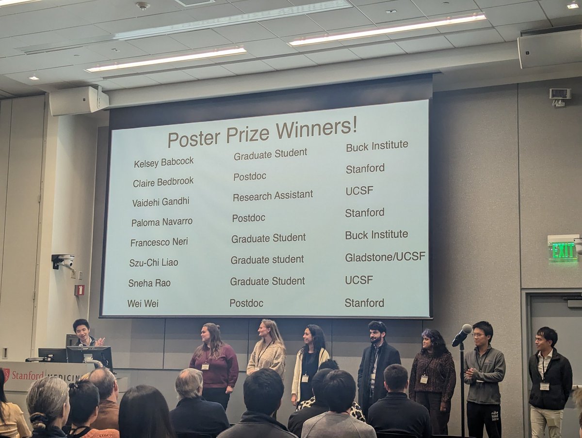 Buck Institute (@buckinstitute) on Twitter photo Congratulations to Buck students <a href="/kels_babcock/">Kelsey Babcock</a> and <a href="/FrancescoNeri_/">Francesco Neri</a> for their award-winning poster presentations at #BAAM2023! 👏👏👏 Congratulations to Buck students <a href="/kels_babcock/">Kelsey Babcock</a> and <a href="/FrancescoNeri_/">Francesco Neri</a> for their award-winning poster presentations at #BAAM2023! 👏👏👏