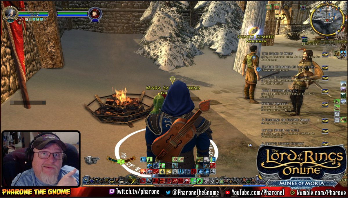 pharonethegnome's tweet photo. It's time for Yule Fest in Lord of The Rings Online.! Come hang out with me at https://t.co/KhuII8h1vC as I work on Yule Fest quests. #LordOfTheRings #Lotro #YuleFest #MMORPG #TwitchStreamer https://t.co/RgocfT62Ef