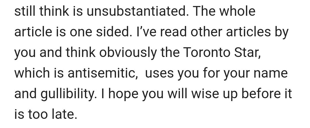 bcohenn's tweet image. Two competing emails from readers