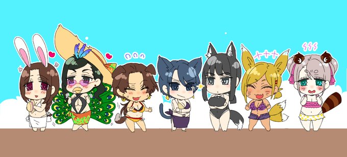 #くそ寒いので水着絵を貼る 