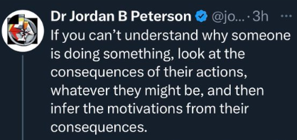 Dr. Jordan Peterson calmly explaining that Israel is OBVIOUSLY trying to kill civilians.