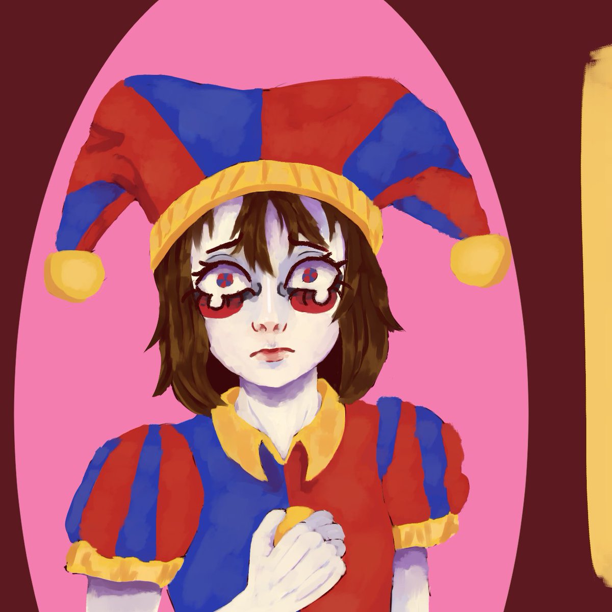 heavy_coconut_'s tweet photo. Small drawing of Pomni, I already wanted to draw more often, now that I'm on vacation I can dedicate more time to my social networks
.
.
.
#pomni #tadcfanart #pomnifanart #theamazingdigitalcircuspomni #pomnitadc #tadc #theamazingdigitalcircus #pomnitheamazingdigitalcircus https://t.co/RhZJmWyLLk