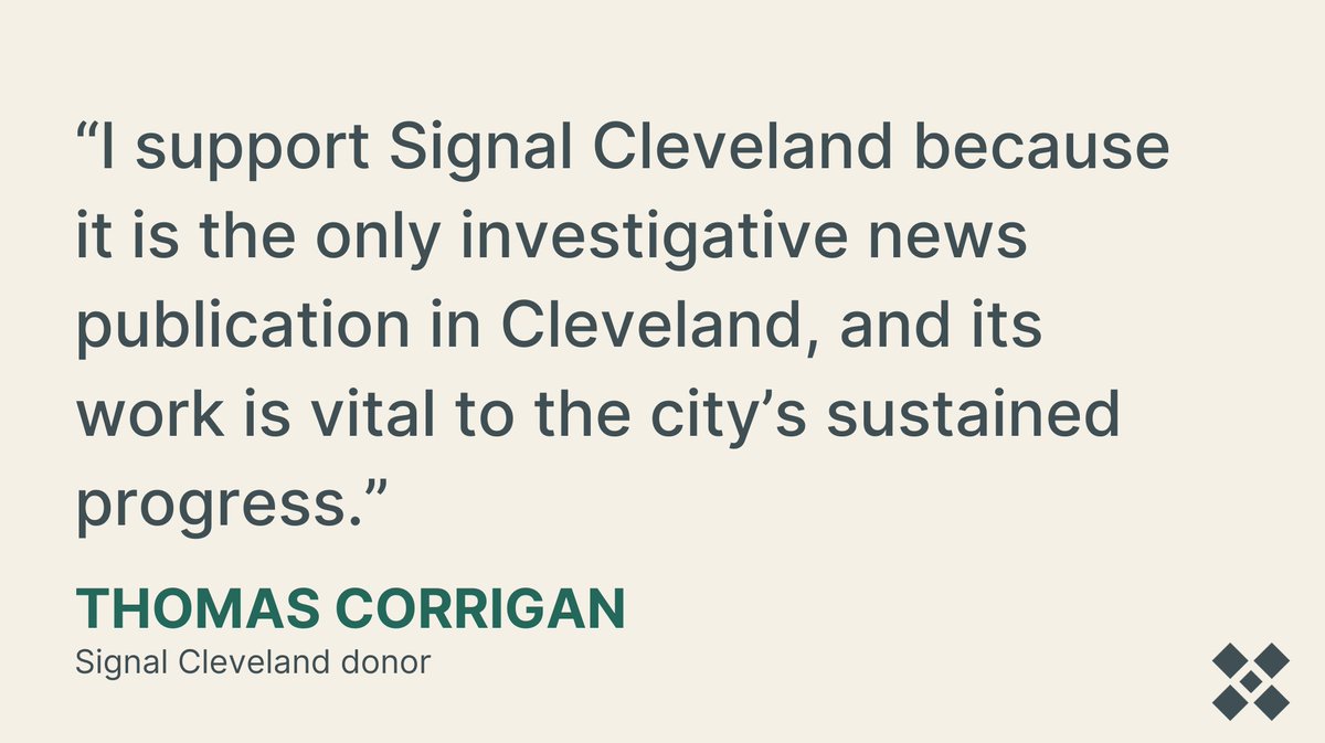 signalcleveland's tweet photo. At #SignalCleveland, we tell the stories no one else in town is — and #Clevelanders like Thomas👇 are taking notice.
Join your neighbors in supporting us through the end of the year and get your donation matched by #NewMatch.
Donate here: https://t.co/NNyRacKXJ5 https://t.co/ok8jDnm4hv