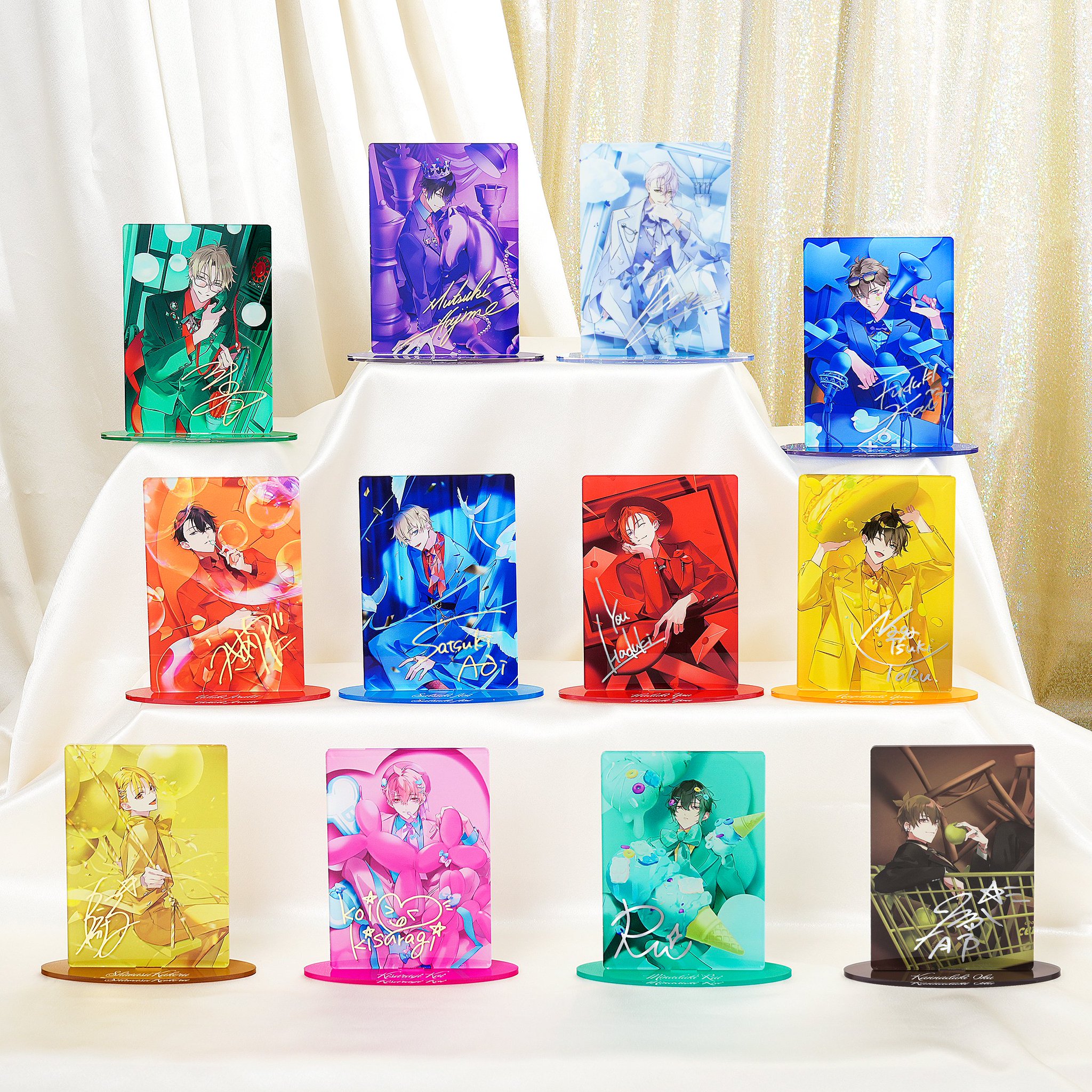 ツキウタ　月鉄祭　色紙　11点セット ツキウタ 月鉄祭 色紙 11点セット ツキウタ 月鉄祭 色紙 11点