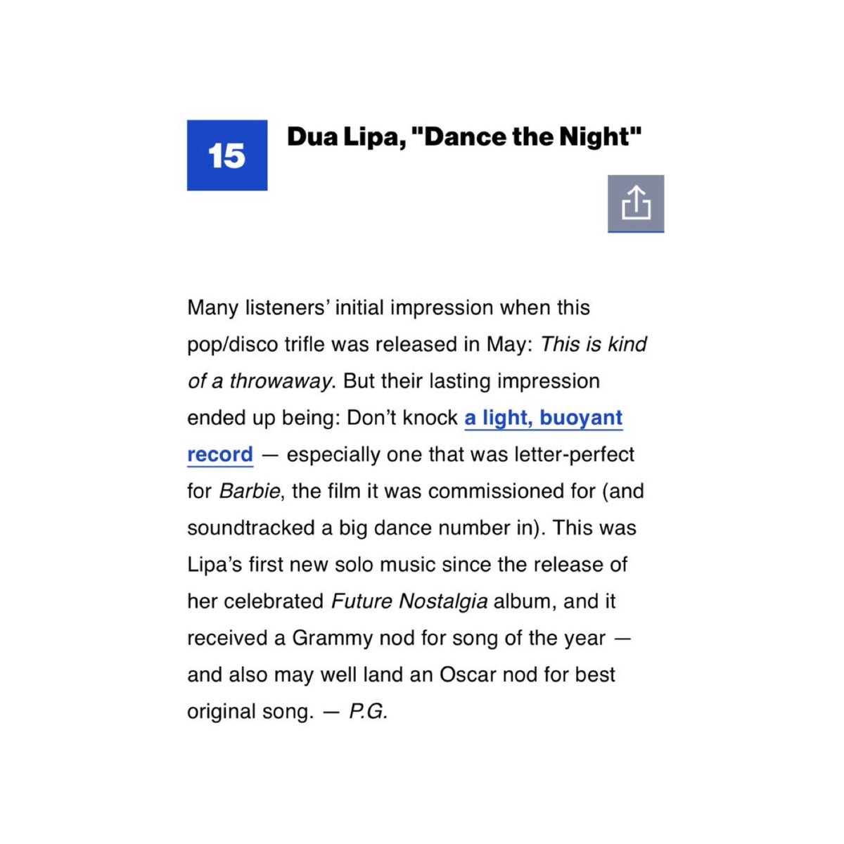 Dua Lipa's 'Dance The Night' Lyrics Plunge You Into The World of