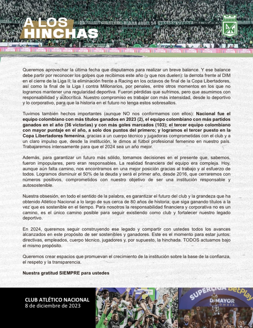 Atlético Nacional: história e títulos