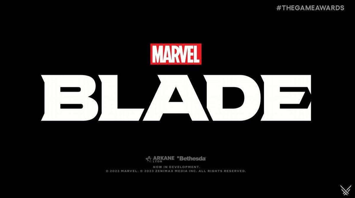 JVCom's tweet photo. Marvel's Blade annoncé !

C'est Arkane, les créateurs de Deathloop et Dishonored  qui sont derrière le jeu.

Le jeu se déroulera à Paris, en vue à la 3ème personne.

#TheGameAwards https://t.co/cpE9oVpQol