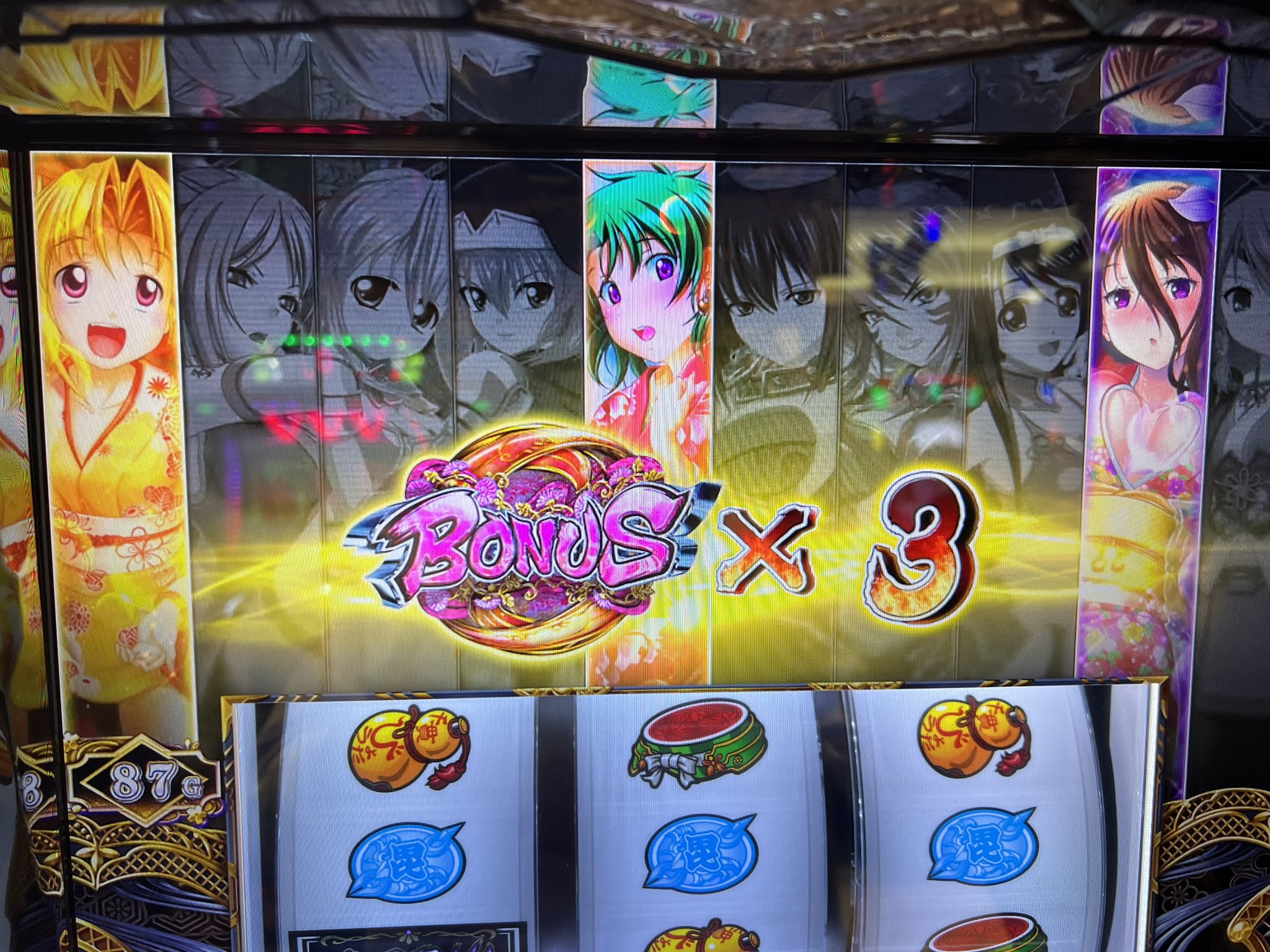ババロア☆　おまとめ4点 パチスロ稼働】戦国乙女4でプレミアム乙女アタック招来～後編
