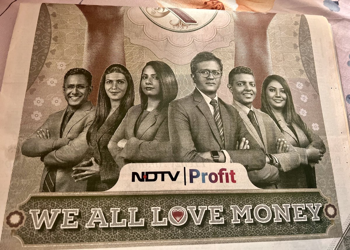 All the best @_nirajshah in your new PROFITABLE avatar .

May you continue to do those insightful interviews & make the average RETAIL Investor more knowledgeable. 

#NDTVProfitIsHere