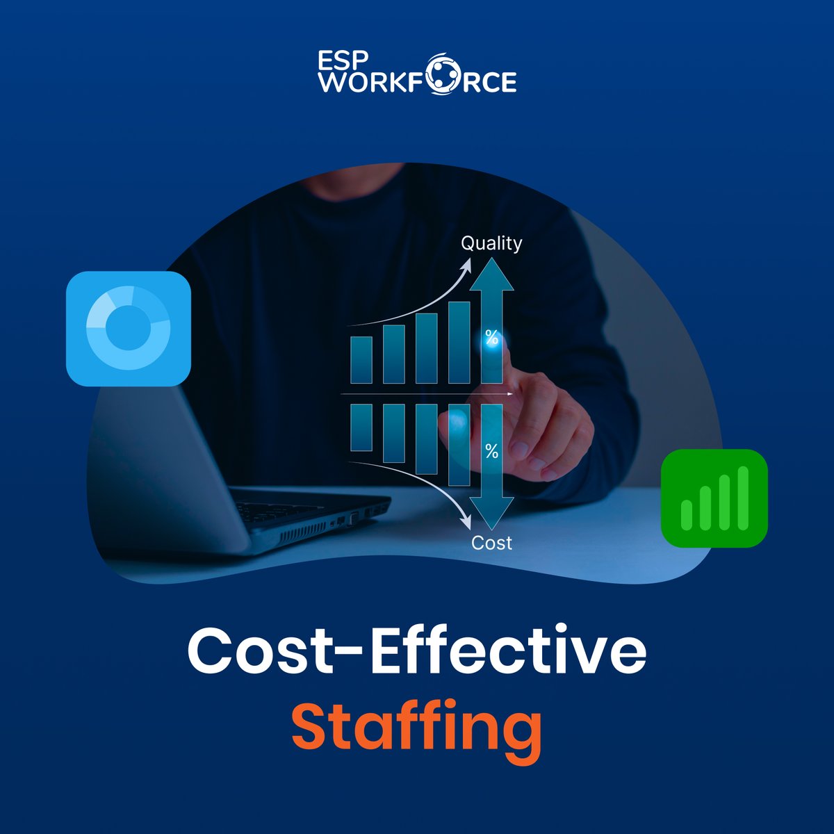 Cut costs without sacrificing quality – virtual staffing solutions make it possible.

#costeffectivehiring #virtualhiring #espvirtualstaffingsolution