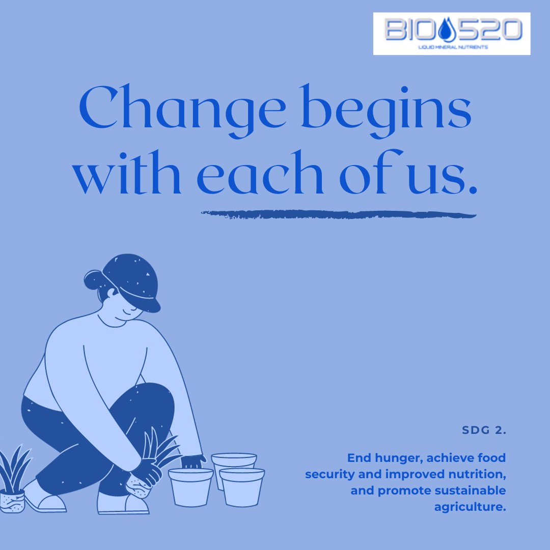 Be the change for a better world! 🌍✨ Join us in ending hunger, promoting sustainable agriculture. Explore our impactful journey at B10520: bio520usa.com 💙✅

 #SustainableAgriculture #EndHunger #Bio520Journey #BIO520 #NaturalGrowth #ZeroChemicals 🌱🚜