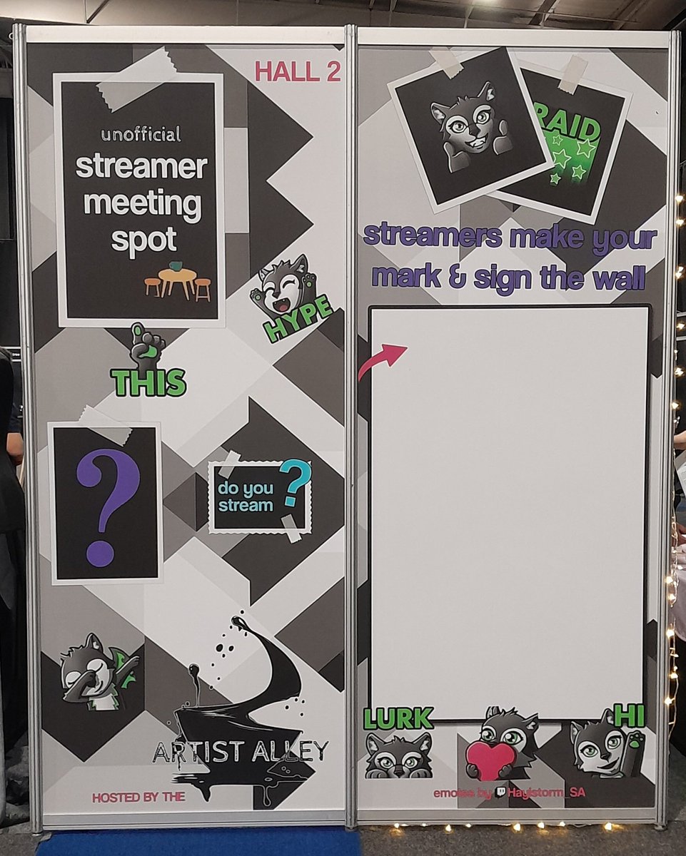 asananica81's tweet image. I've signed the wall at the unofficial #streamer meeting spot at the @rAgeExpo #ArtistAlley

Find me for the marker to sign your name!