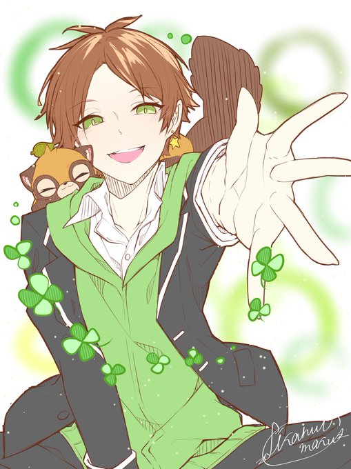 「brown hair clover」 illustration images(Latest)