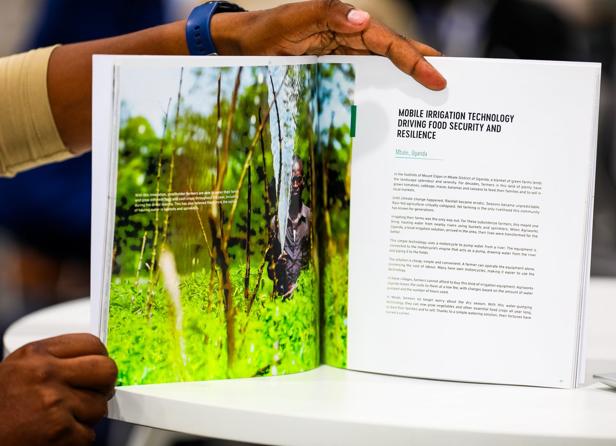JamesKahongeh_'s tweet photo. I'M OVERLY EXCITED that 2 years since joining the climate space, I've, together with colleagues, developed &amp; published Africa's first story book on #ClimateAdaptation. This beauty is a collection of African #climate stories of Hope &amp; #Resilience. Launching at #COP28UAE. https://t.co/EMezJIe8Fx
