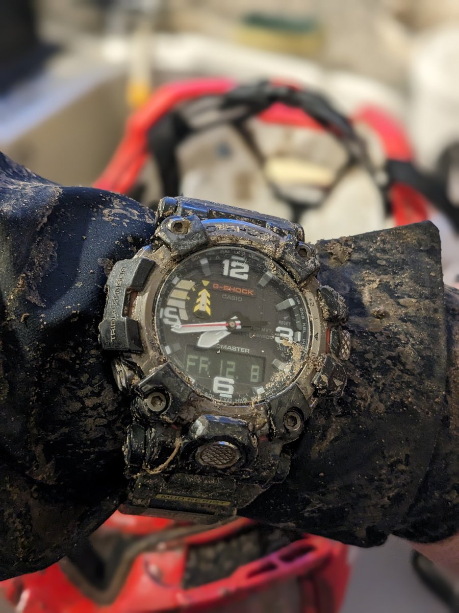 RabAusten's tweet image. Mudmaster, as nature intended #GShock #Mudmaster