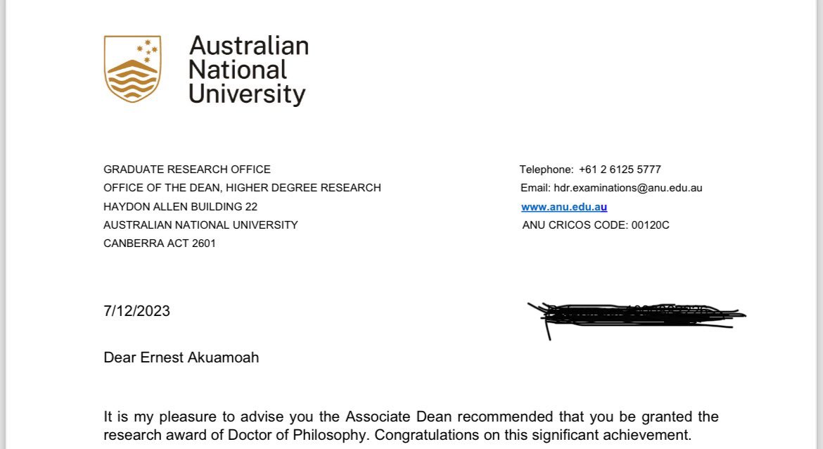 Yesterday, I found out that my PhD thesis passed with no corrections required. 

I’m extremely grateful to my supervisors (<a href="/richwfrank/">Richard Frank</a>, <a href="/goldsmithbe/">Ben Goldsmith</a>) for their guidance and the examiners for their insightful comments. Also thanks to everyone who contributed to my journey.