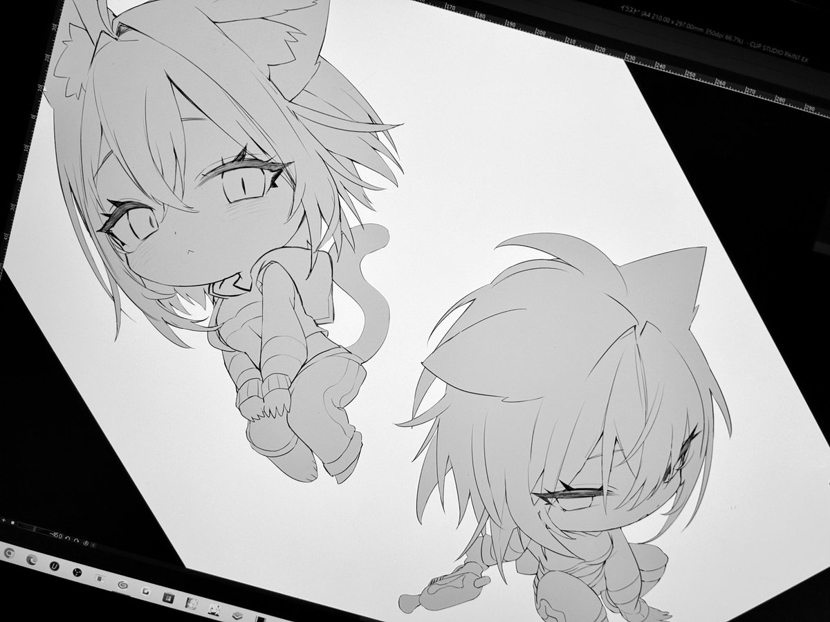 デフォルメ落書き 