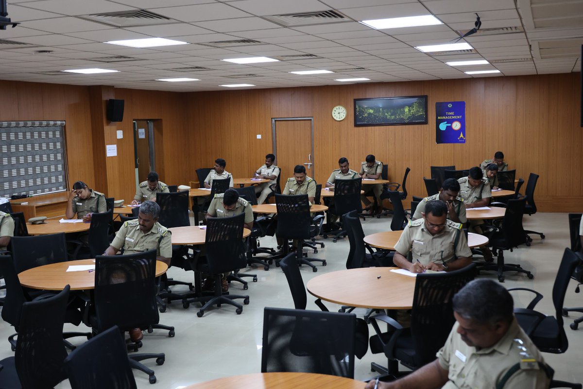 Aiwcrteofficial's tweet image. As part of the one-month certificate course for Forest Range Officer Trainees Module I (Conservation Ecology and Population Estimation) &amp;amp; Module II (Wildlife Management) assessment has been conducted on November 29, 2023. #assessment #exam #modules #ecology #populationestimation