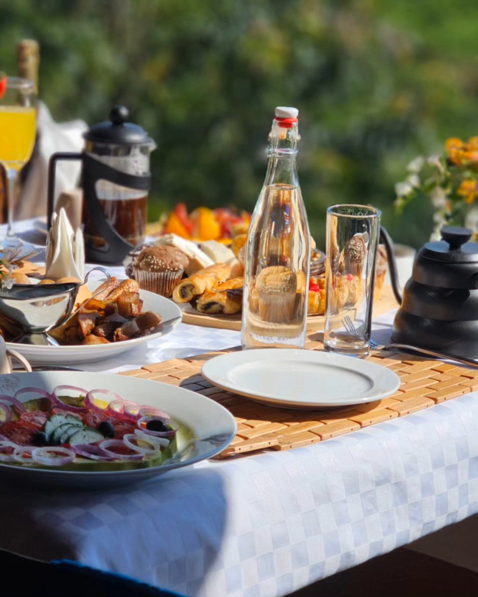 Indulge in a breakfast brunch haven at our lodge in the heart of the national park. Savoring every bite while on the upper balcony, where every meal comes with a side of breathtaking scenery. #exploreuganda #QueenElizabethpark