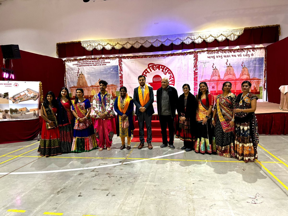 Indian community in Lisbon celebrated the inscription of ‘Garba of Gujarat’ on the <a href="/UNESCO/">UNESCO 🏛️ #Education #Sciences #Culture 🇺🇳</a> list of Intangible Cultural Heritage of Humanity. On this occasion, the community expressed their happiness through cultural performances &amp; visual expressions of the Garba Dances.