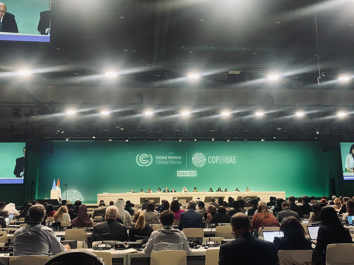 ‘Economic policy must be the rocket to get us there’ said the executive secretary of #COP28 in the plenary session @COP28_UAE in regards to @UNFCCC climate goals