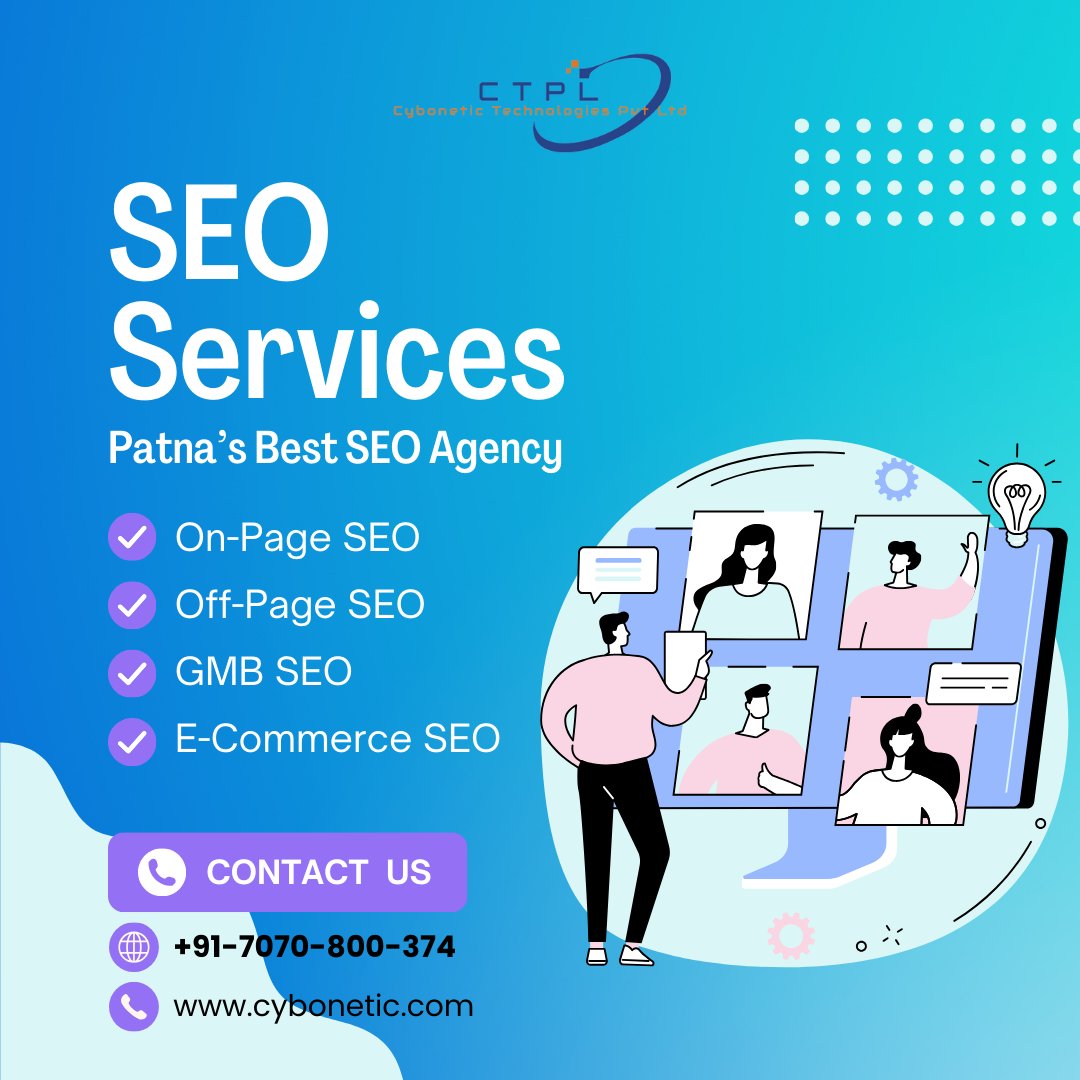 Boost your website ranking with Patna's best SEO agency 'Cybonetic Technologies Pvt Ltd'

🌐cybonetic.com

#SEOServices #SEO #OnPage #OffPage #TechnicalSEO #SearchEngineOptimization #GMBSEO #OnPageSEO #OffPageSEO #SEOCompany #WebsiteRanking #WebsiteTraffic