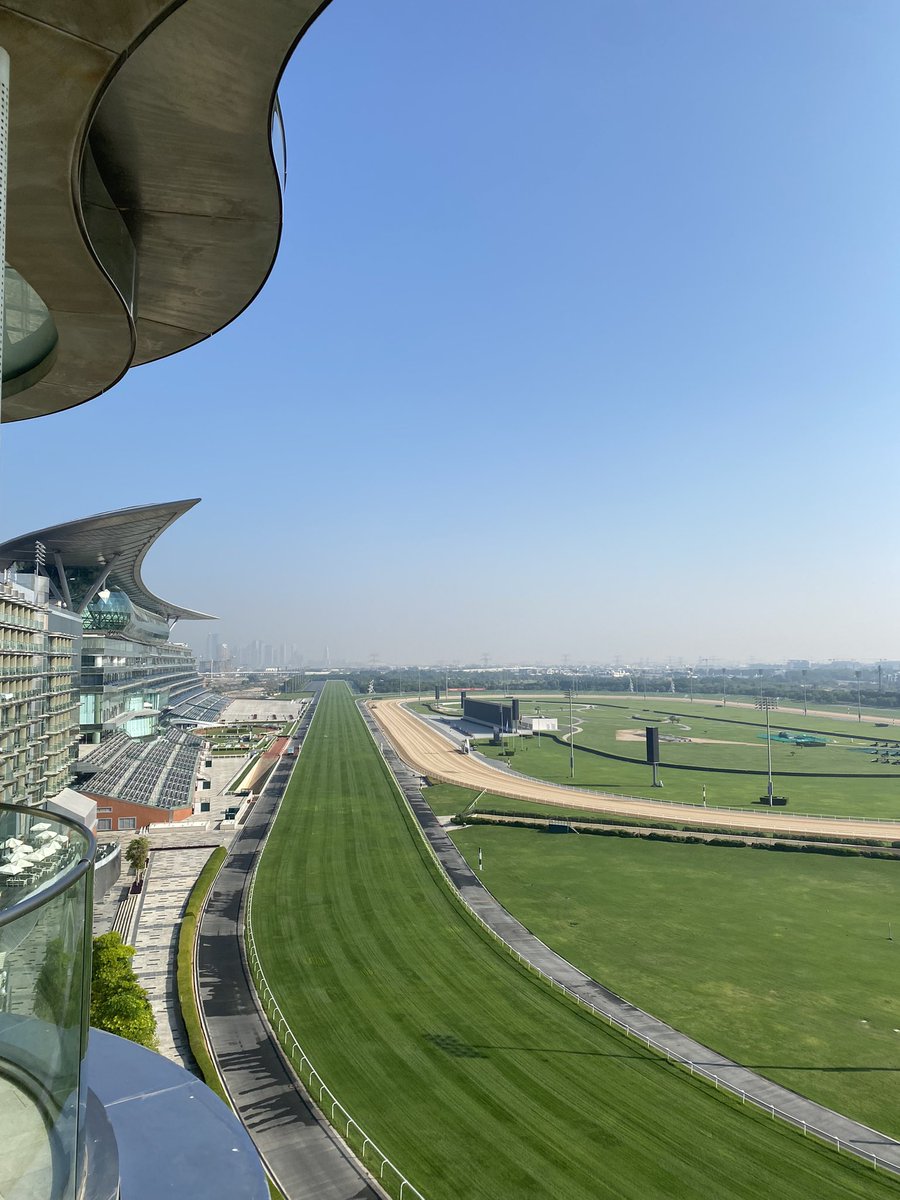 A real privilege to be back out here and this time presenting Week 3 of the DWCC at Meydan. A very competitive 9 race card with plenty of familiar names and some fascinating new ones as well. On air from 4pm on @RacingTV Extra.