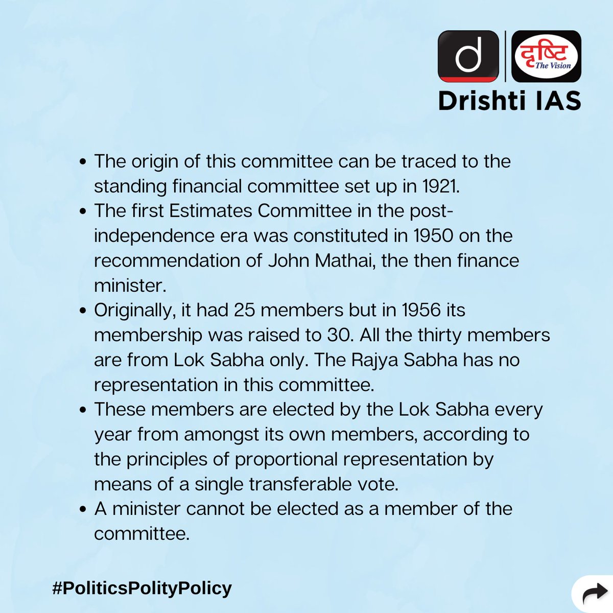 drishtiiaseng's tweet photo. Politics explains the features of policy, outlines the rights of the polity and seeks to cover gaps. Read to engage with #PoliticsPolityPolicy.
#DrishtiGuideToGS #Polity #EstimatesCommittee #UPSC #IAS #UPSCPrelims #Prelims2024 #UPSCMotivation #DrishtiIAS #DrishtiIASEnglish https://t.co/4FuXivqDua