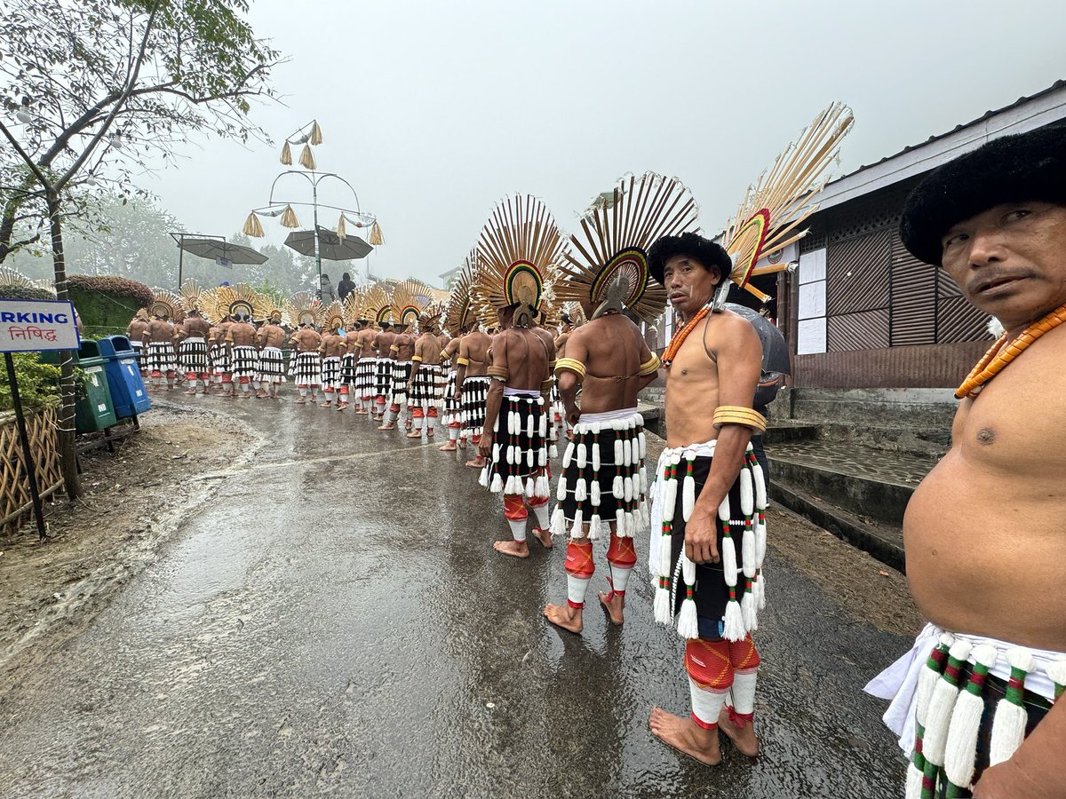 It feels Hornbill festival getting organised in Meghalaya.

Unseasonal rain and spirit of people, it’s amazing to witness this festival of festival. 

#nagaland #india #travel  #HornbillFestival2023 #travel