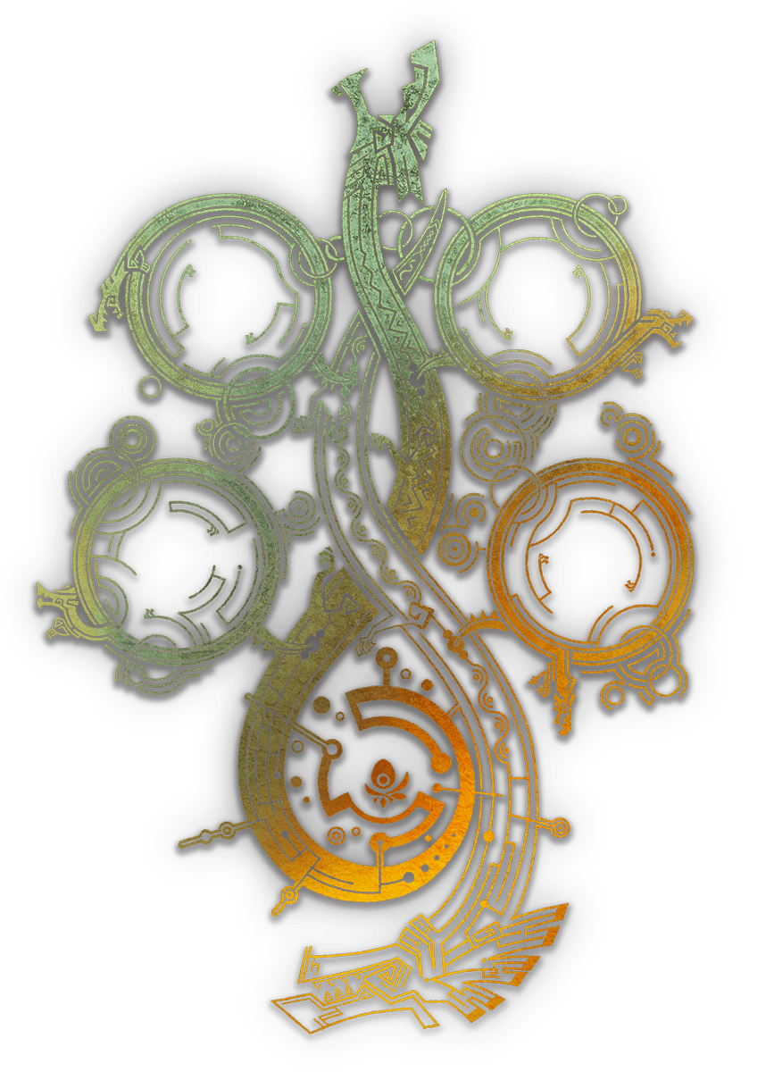 Mr_pyro01's tweet photo. Inspiration très tribale dans ce logo, on peut y voir 6 monstres en tout, dont les deux au centre semblent être des Dragons Anciens (4 pattes, 2 ailes).
Vraiment intriguant comme design. https://t.co/uXee7ZbZwQ