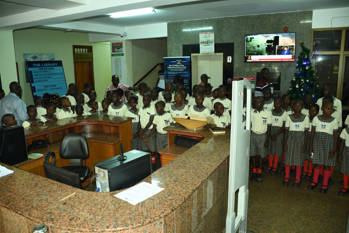 The librarians @Makerere are committed to supporting learning at all levels. Today, learners from Kyentale Child and Youth Development Centre, Kakumiro visited the Main Library. They were briefed on the importance of the library and taken through a guided tour