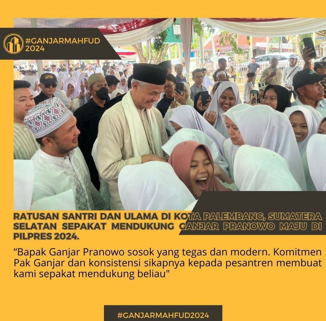 Infoenamdua's tweet photo. @PakuPakupayung MasyaAllah 

Pemimpin Idaman Ulama
UlamaBersatu Ganjar Mahfud https://t.co/3rEKjzAKGz