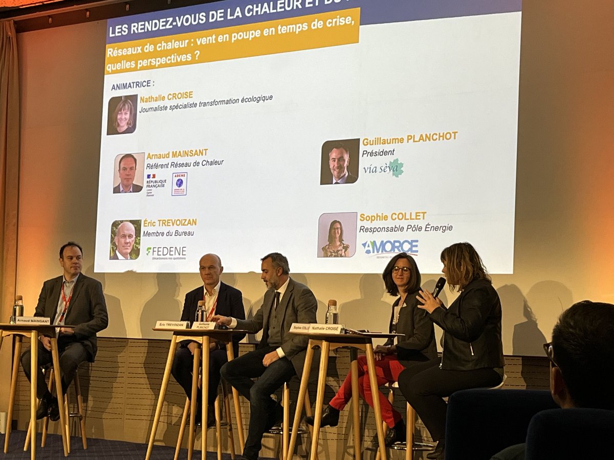 Les rdv de la chaleur et de froid jour 2 ça démarre ! Vent en poupe en temps de crise, quelles perspectives ? ⁦<a href="/ViaSeva/">ViaSeva</a>⁩ ⁦@AMORCE⁩ ⁦<a href="/_FEDENE_/">FEDENE</a>⁩ ⁦<a href="/ademe/">ADEME</a>⁩