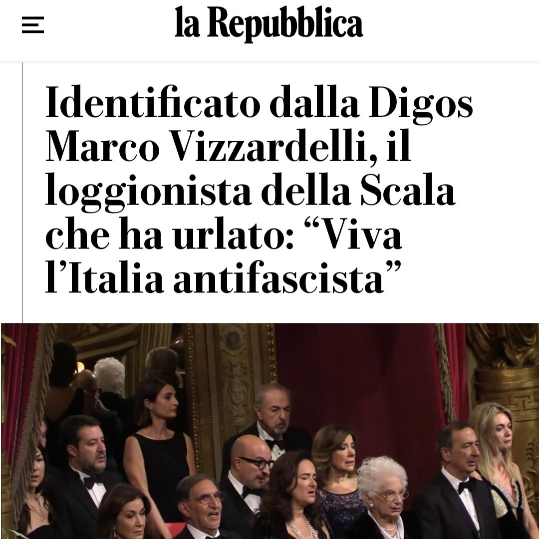 Indagato per apologia di antifascismo?
#fascismoeterno
#PrimaScala