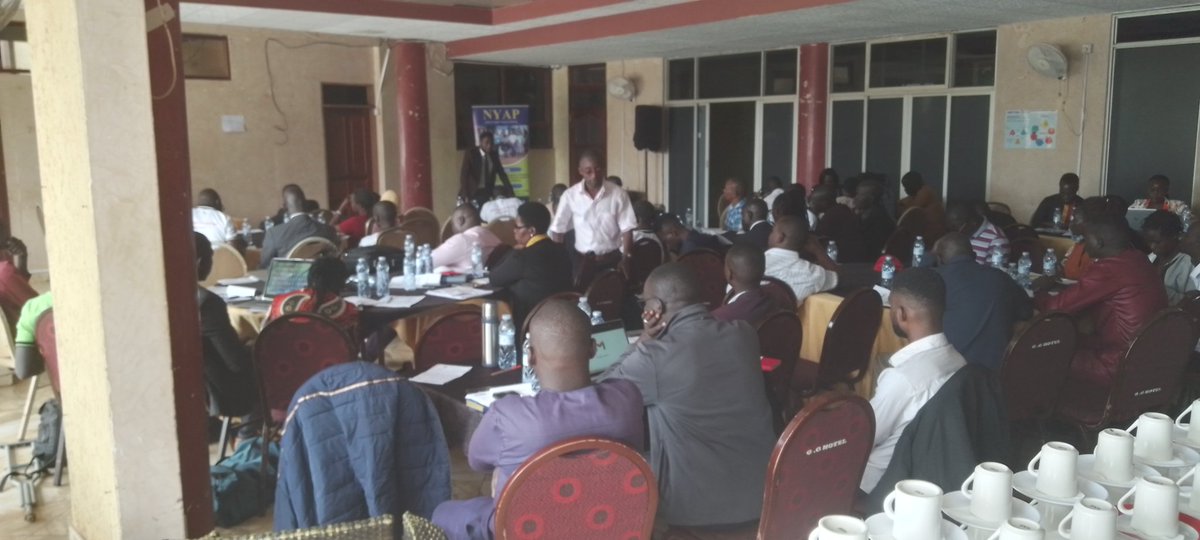 JacksonAruma's tweet photo. Good morning everyone , it great time with NYAP community having the AGM in Grand Global hotel in Kampala @Nanjala1 @USFWS https://t.co/UTWALhdA84