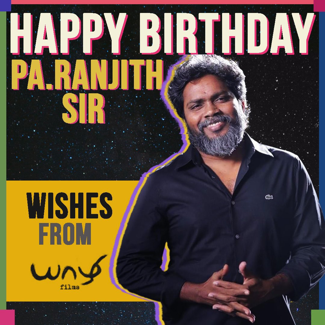 Happy Birthday to the revolutionary director Pa.Ranjith sir @beemji 🎉 Your inspiration and mentorship have been invaluable. Wishing you continued success and more groundbreaking achievements! 🌟 #HappyBirthdayPaRanjith 💙