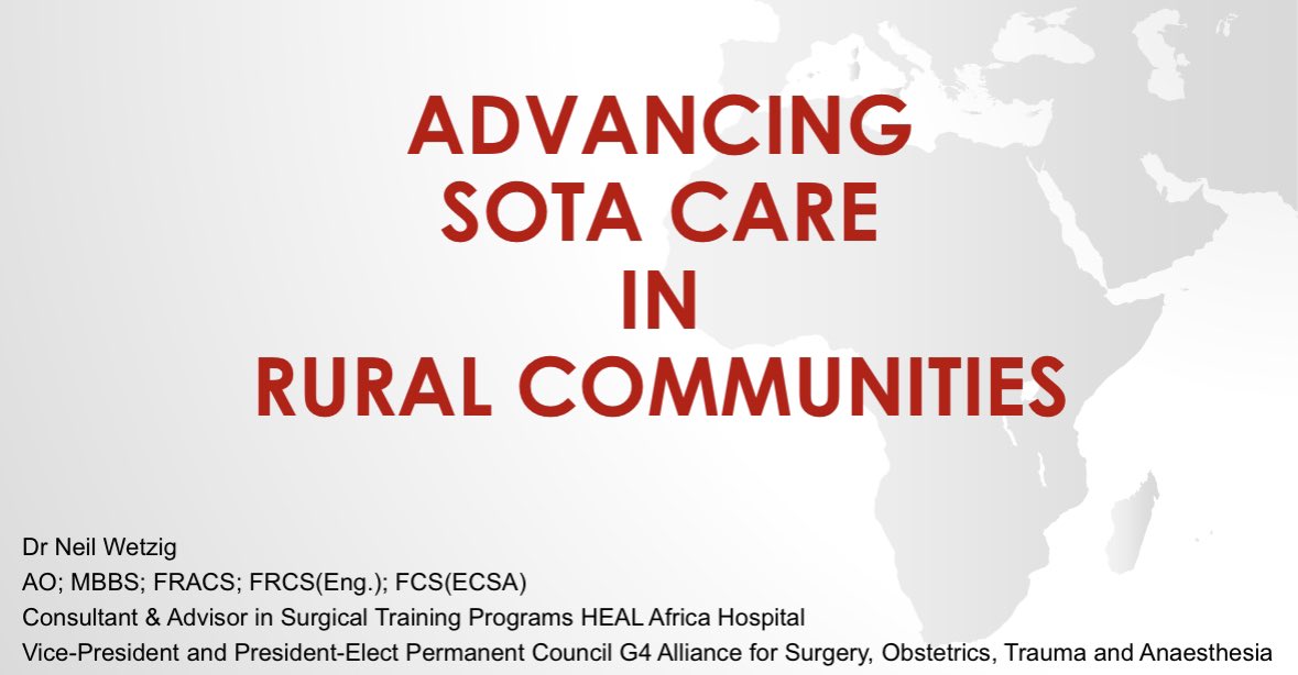 Neil Wetzig (@neilwetzig) on Twitter photo Pleased to present at the COSECSA meeting in Ethiopia on data demonstrating improvements in knowledge and skills of participants in the first year of the Diploma in SOTA Care (DISC) Course in DRC @ausheal <a href="/HEALAfrica/">HEALAfrica</a> #SOTAcare4all  <a href="/g4alliance/">G4</a> Pleased to present at the COSECSA meeting in Ethiopia on data demonstrating improvements in knowledge and skills of participants in the first year of the Diploma in SOTA Care (DISC) Course in DRC @ausheal <a href="/HEALAfrica/">HEALAfrica</a> #SOTAcare4all  <a href="/g4alliance/">G4</a>