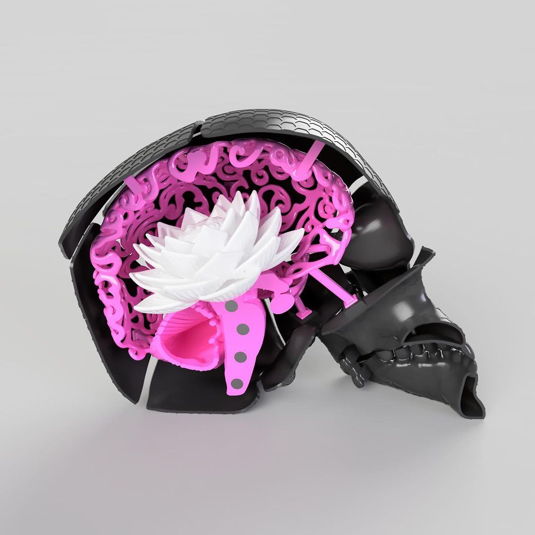 esun3dfilament's tweet photo. Futuristic Skull #3dprinted by @eletondesigns 💚
Printed on #bambulab #X1 carbon with #eSUN #PLA+ fillament
A combination of futuristic & organic art!
#printablescom #cults3d(model by @PeterFarell - look for “Decorative brain”)
#makerworld
.
.
#3dprinting #3dprint #3dprinter https://t.co/mtESp63CTJ