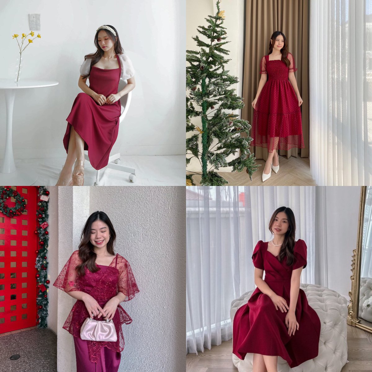 Rekomendasi Dress Cantik Spesial Natal 🎄✨

-A thread-