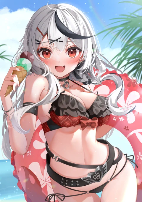 #今年も残りわずかなので今年一番伸びた絵を貼る見た絵描きさんも強制でやる  やはり水着こそ最強…!