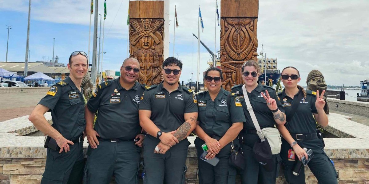 We're not saying our Event Health Services team are too cool for school, but... 😎 #StJohn #NewZealand #Paramedics #Paramedicine #Summer
