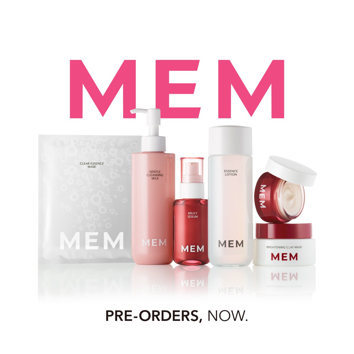 mem_beauty_jp's tweet photo. 【本日より】来年1月16日公式発売MEMスキンケアアイテムの事前予約を開始！

事前予約期間にご注文いただくと公式発売前に商品をお届けします。

事前予約期間： 2023年12月8日～2024年1月9日

https://t.co/yqo1naP6Kn

＃MEM浄化美容
＃瀬戸口めぐみ https://t.co/MJxiqRGEbu