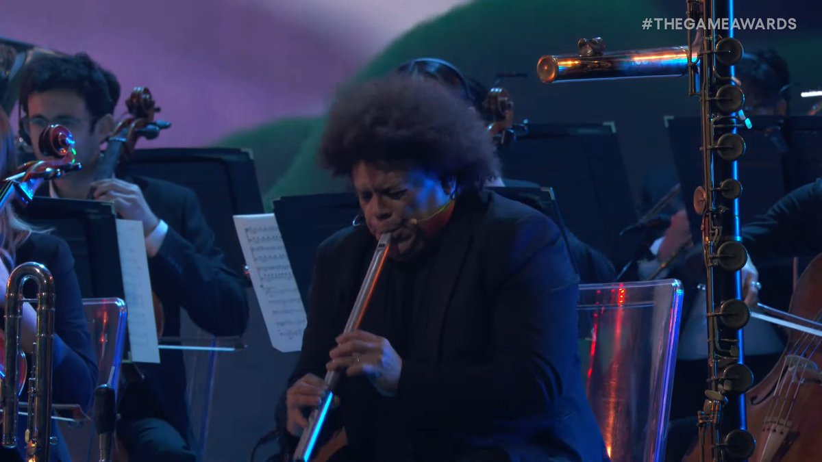 THERE HE IS! THE MAN THE LEGEND THE KING HAS RETURNED LETS GO FLUTE GUY @EustachePedro #TheGameAwards