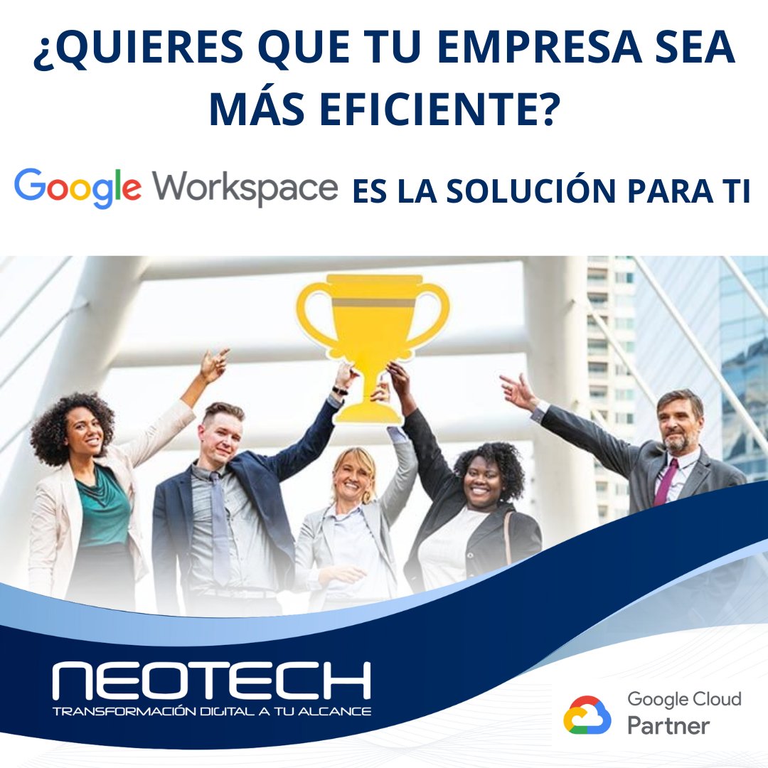 NeotechCloud's tweet photo. Neotech Cloud te guía hacia un futuro de trabajo más eficiente con Google Workspace. 🌐💻 Descubre las herramientas líderes en la nube que mejoran la colaboración y la productividad empresarial. ¡Implementa con nosotros y eleva tu empresa!
Contáctanos: ventas@neotech.com.mx https://t.co/cXHlFtSWlT