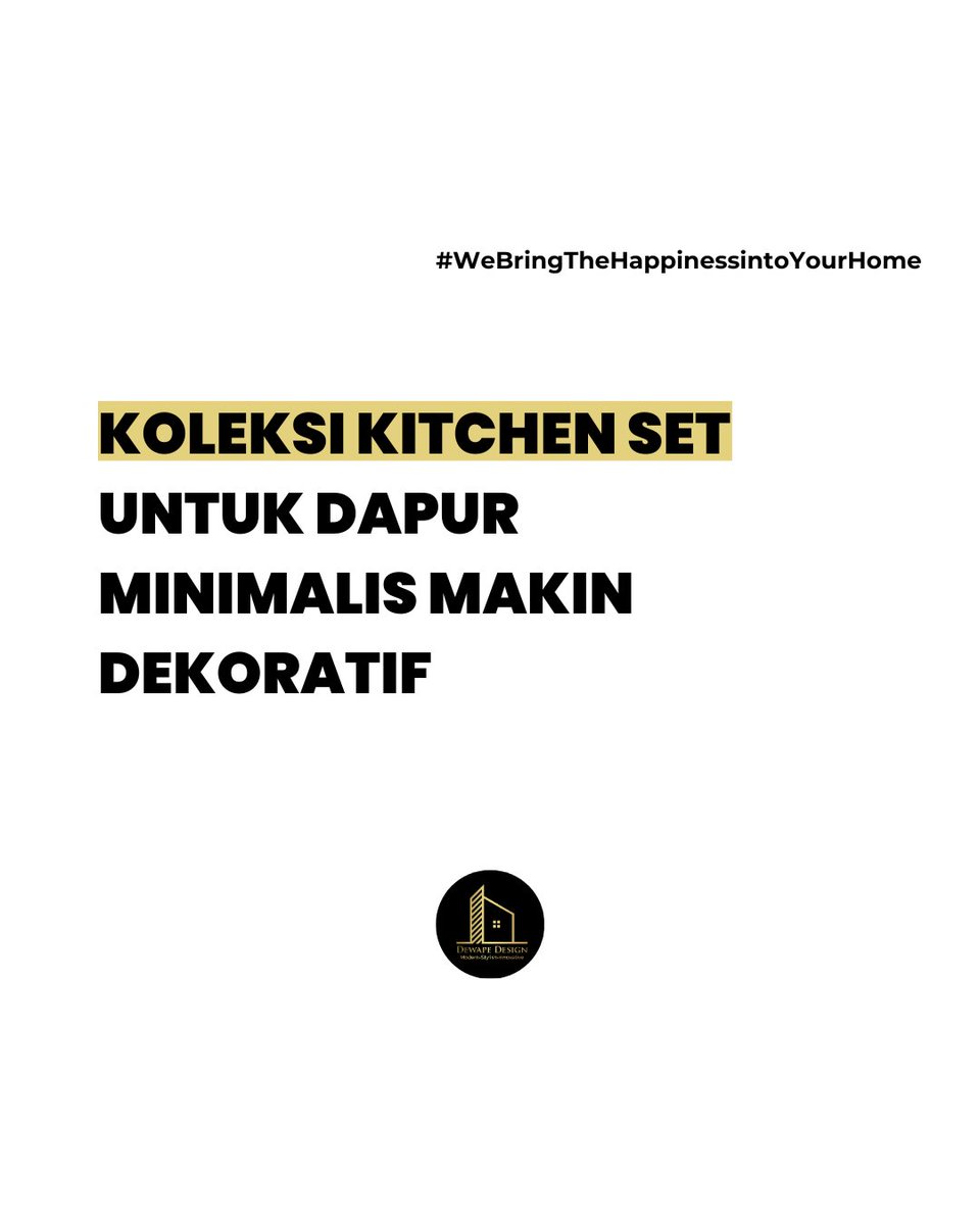 Kitchensetawet's tweet image. Kalo mau bikin dapur kamu lebih cantik, sini aku spill beberapa Model Kitchen Set Minimalis yang bisa kamu wujudin.

#kitchenset #kitchensetmalang