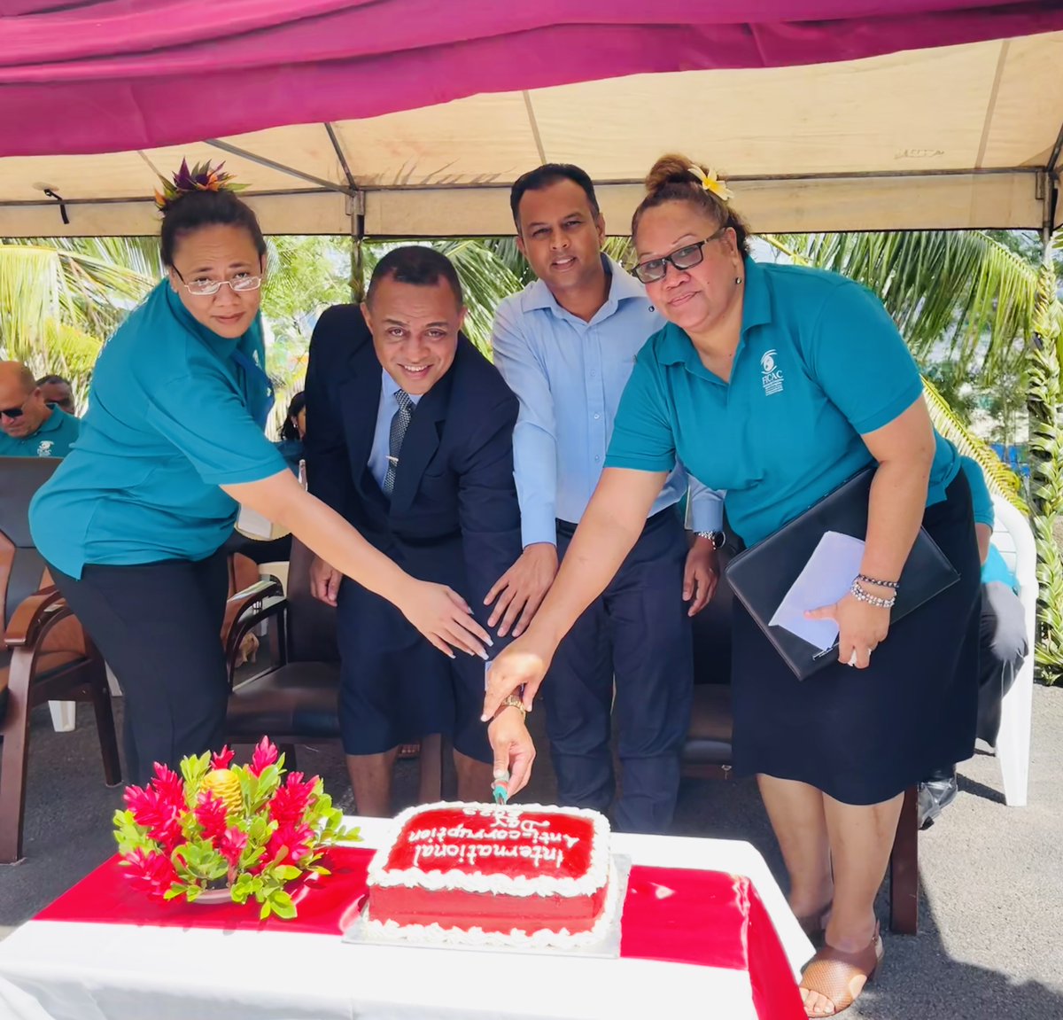 FJ_Audit_Office's tweet photo. The Office of the Auditor General together with the Fiji Independent Commission Against Corruption (FICAC) commemorated International Anti- Corruption Day at the FICAC Office earlier today. 

Read more: 👉https://t.co/2qePGMVPKF https://t.co/kzSSzcFGdM