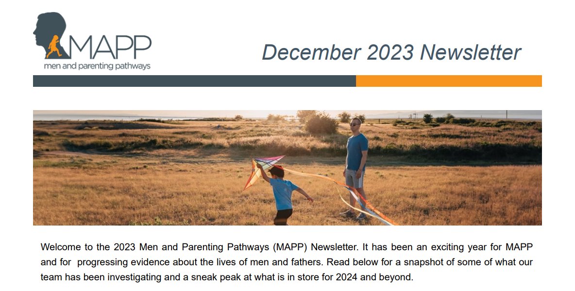 2023 has been an exciting year for MAPP and we are proud to be able to share the highlights of our work in progressing evidence about the lives of men and fathers. Find out more in the MAPP 2023 Newsletter: mappresearch.org/publications/#…